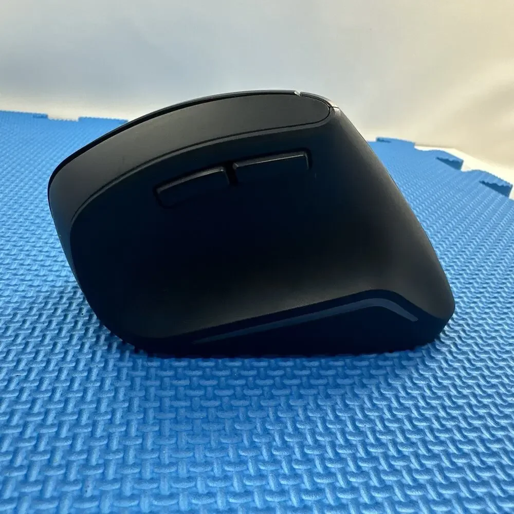 Bluetooth Wireless Vertical Mouse Black - Silent Noiseless Ergonomic Design